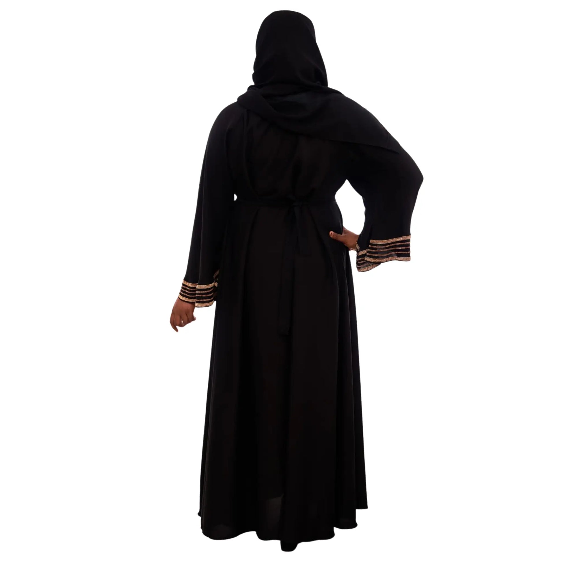 Abaya noire raffiné Ma boutique