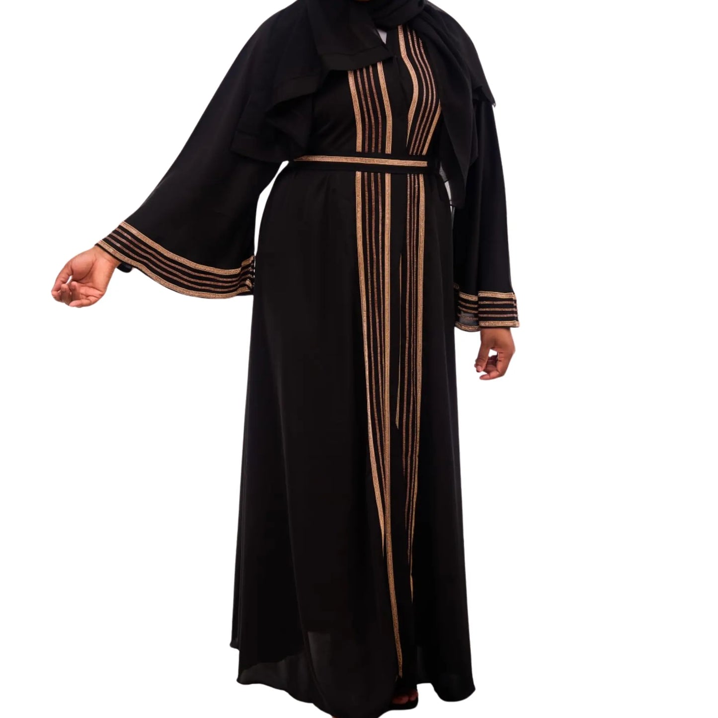 Abaya noire raffiné Ma boutique