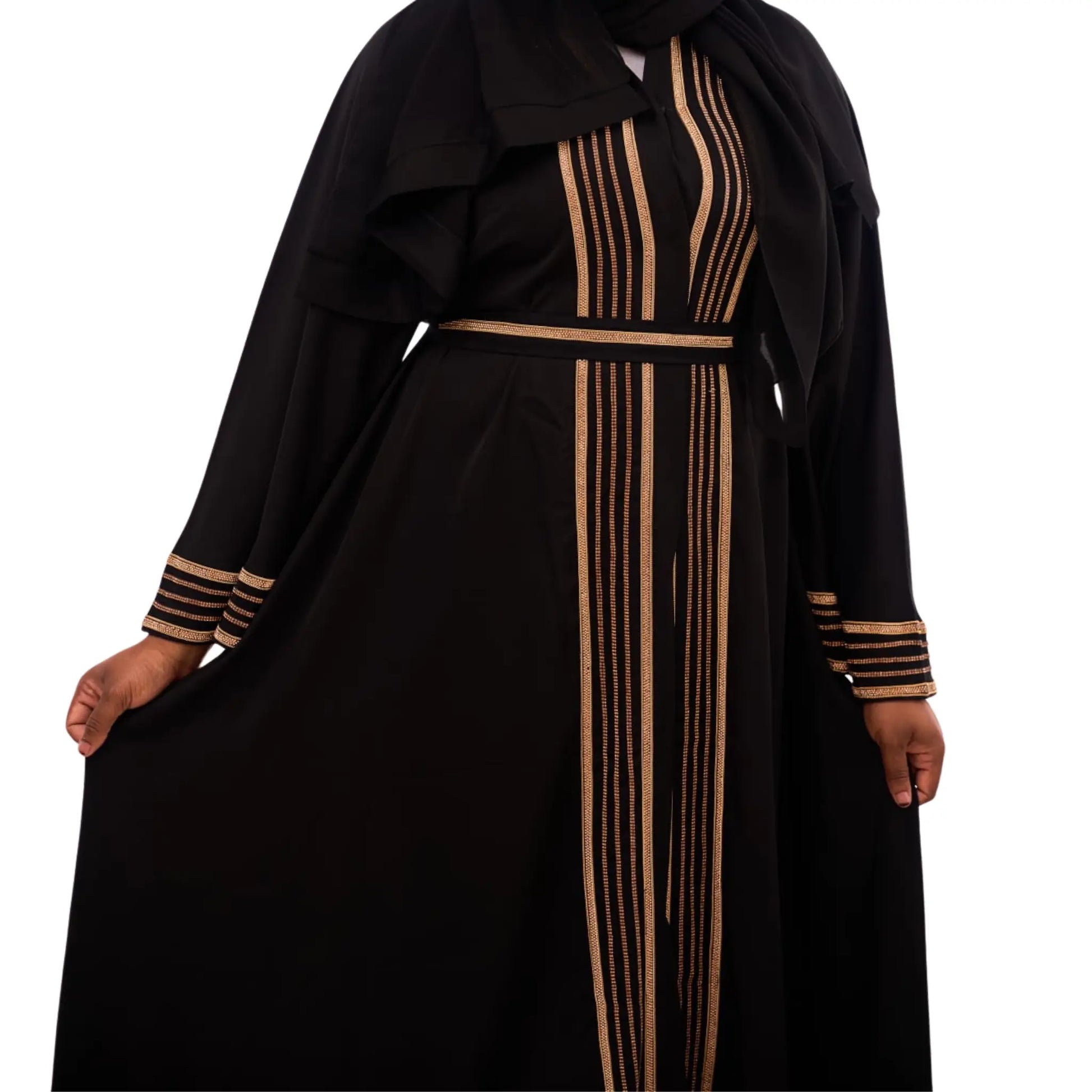 Abaya noire raffiné Ma boutique