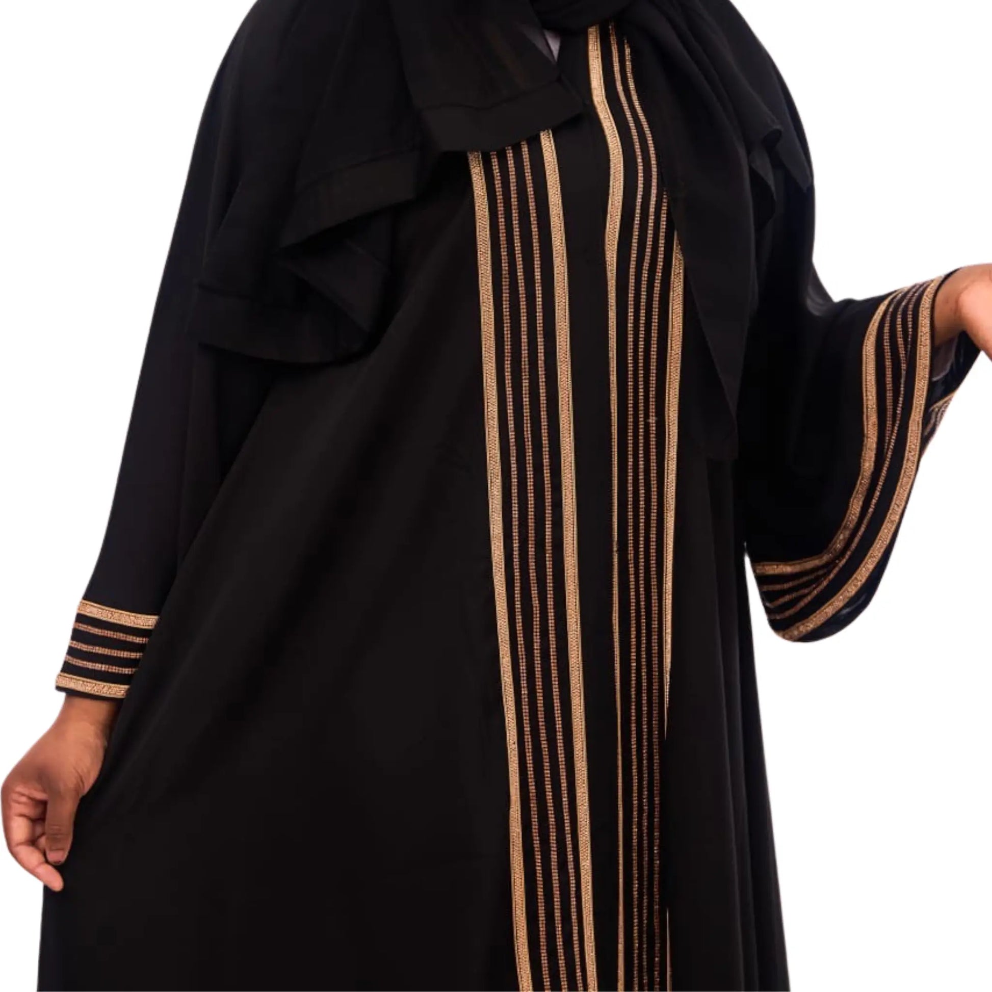Abaya noire raffiné Ma boutique