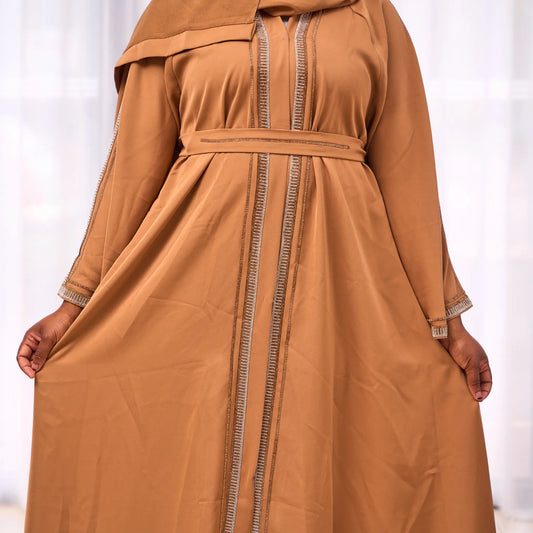 Abaya - Marron Ma boutique
