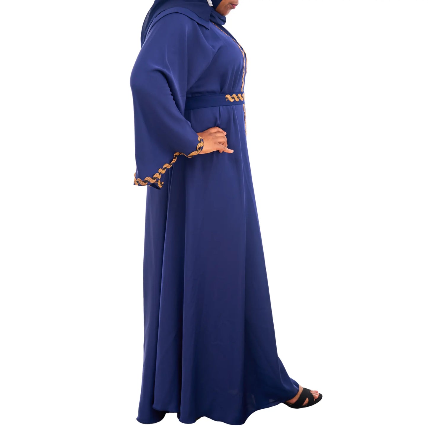 Abaya bleue - Nuit Ma boutique